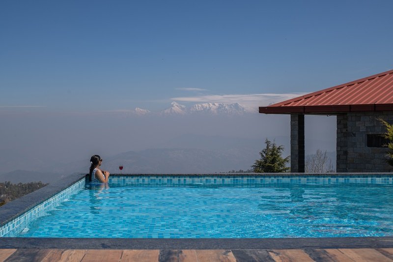 Professional Ayurvedic spa therapy room at Ojaswi Resort Mukteshwar, offering relaxing wellness treatments in the hills.