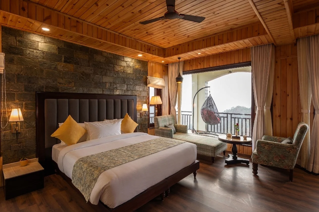 Luxury room at Ojaswi Resort